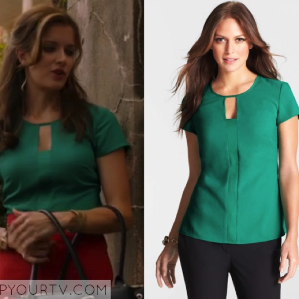 Like 🆕 Ann Taylor Keyhole Top Sz: 0 / Small